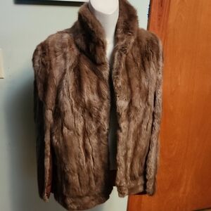 Vintage Women's Brown Fur Jacket